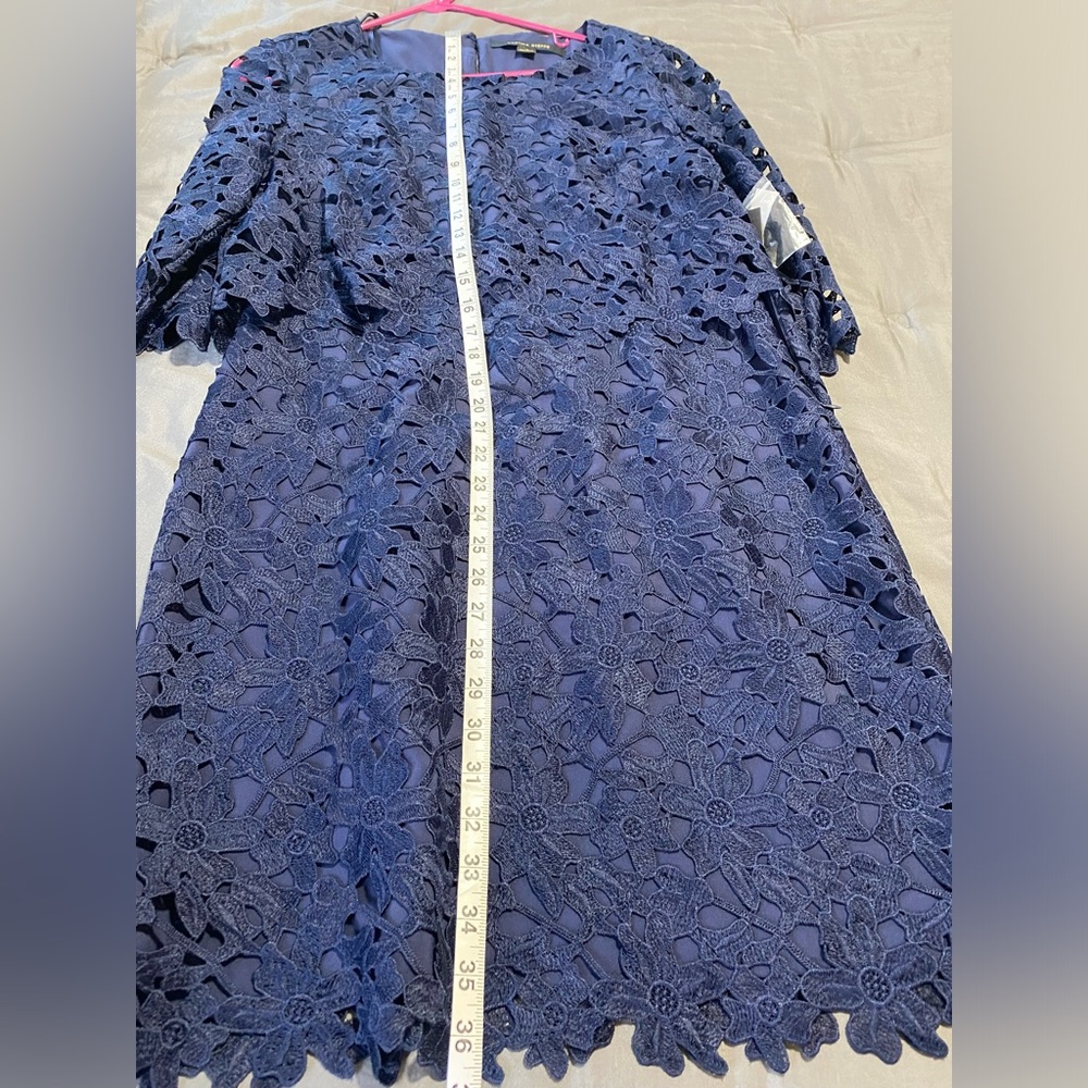 Cynthia Steffens Half-sleeve Popover Lace Dress - Picture 8 of 9